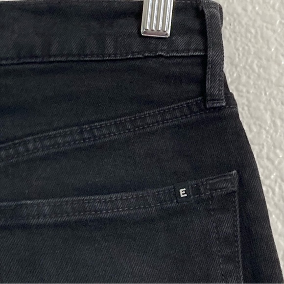 Everlane The Original Cheeky Jean Organic Cotton Hi Rise Black 25 - Picture 9 of 16